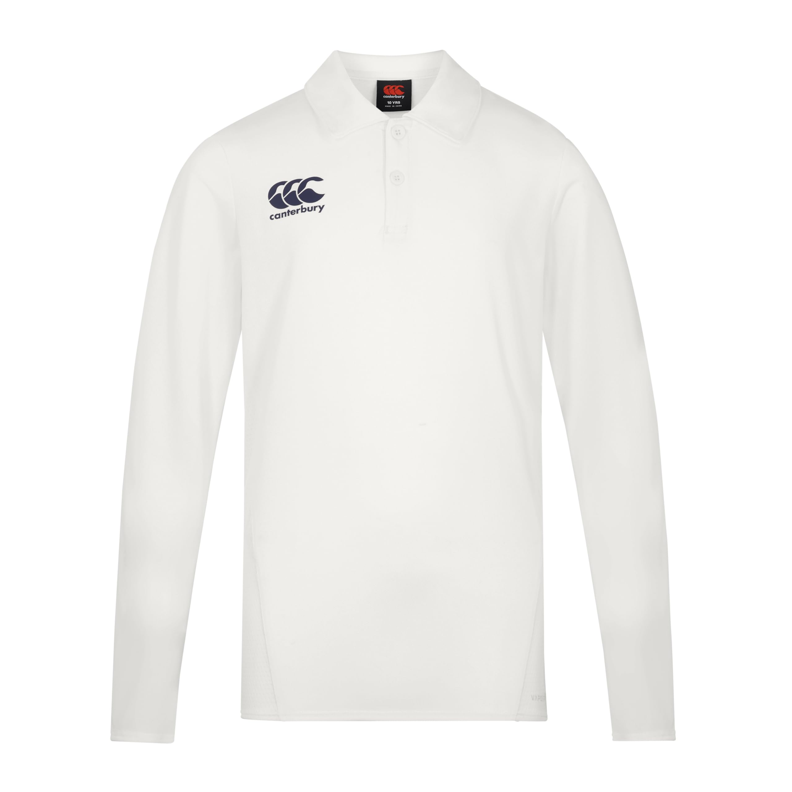 Canterbury Camiseta de Manga Larga de Críquet Canterbury Performance Camisa Polo Niños (Pack de 1)