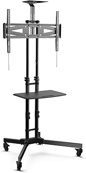 テレビスタンド テレビ台 キャスター付き 黒 32~65インチ対応 楽天市場】テレビスタンド テレビ台 キャスター付き 黒 ブラック