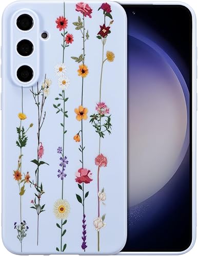 Miniatura 22 de ZTOFERA Funda Floral para Samsung Galaxy A14 5G, Funda Transparente con Lindo Patrón de Flores para Niñas y Mujeres, Protector de Silicona Flexible