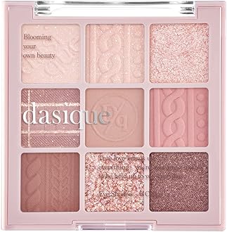 dasique #16 Eyeshadow Palette, Violet Knit, 9 Colors, Puffy Eye Makeup