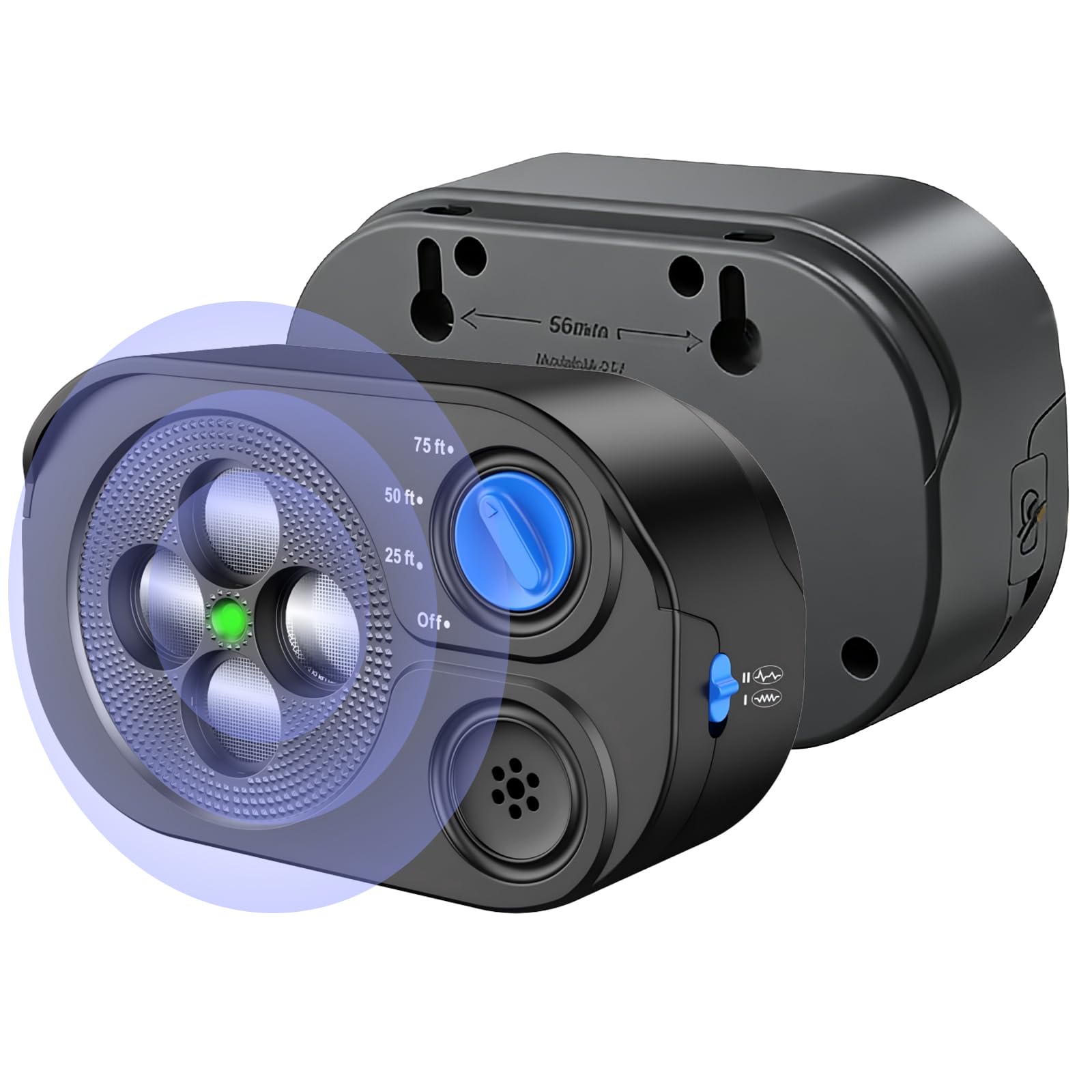 2026 Anti Aboiement Chien Ultrason Puissant, Anti-Aboiement pour Chiens, Ultrason Chiens 3 Modes, Portée 23 m, Étanche IP65 Rechargeable, Sifflet Ultrasonique Chiens Intérieur/Extérieur