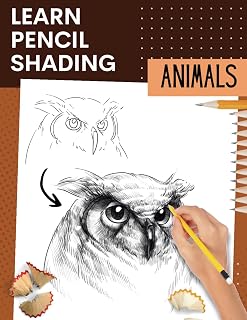 Learn Pencil Shading: Animals and more | the magic of drawing | for children aged 6 and up | A4 format | glossy softcover