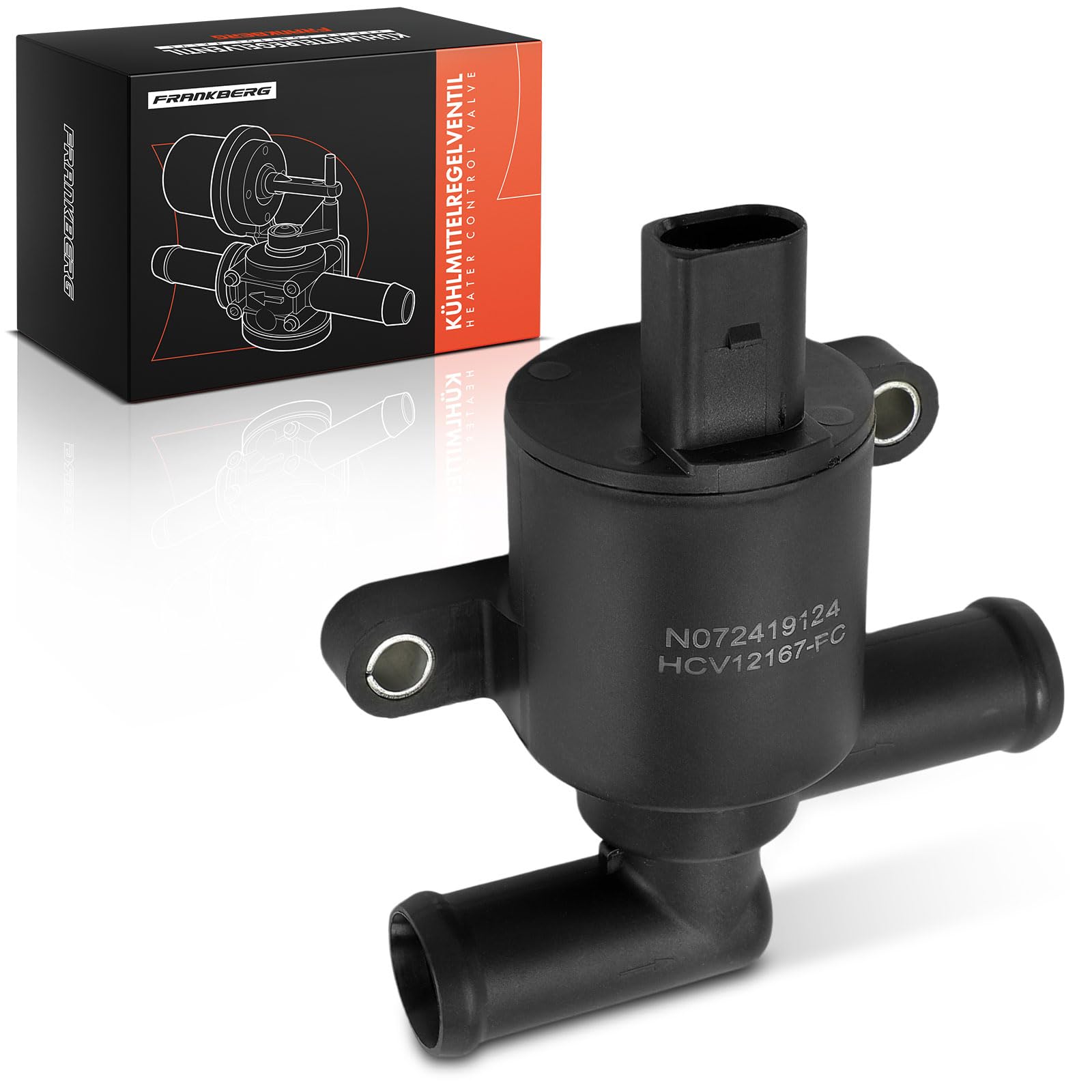 Frankberg Valvola di regolazione del refrigerante Compatibile con Polo 6C1 6R1 Polo AW1 BZ1 P.a.s.s.a.t 3G2 CB2 A4 8K2 A4 8W2 8WC T.i.g.u.a.n AD1 AX1 A3 8V1 8VK Leon 5F1 Replace# 4H0121671D