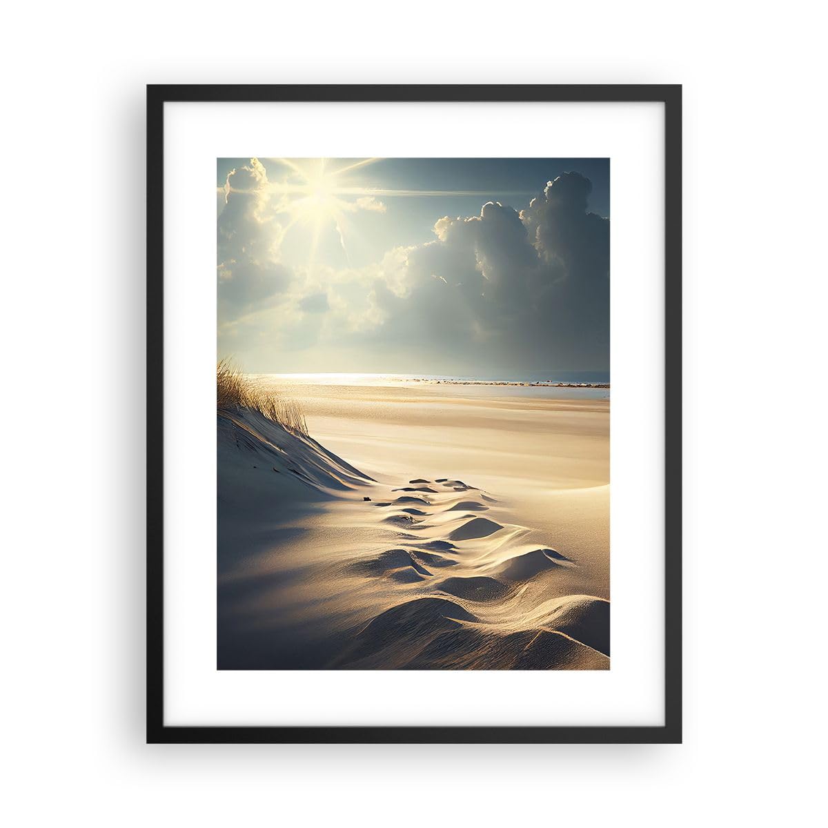 ARTTOR Poster Cadre Noir 40x50 cm Affiche Paysages Maritime - 5927 - P2B