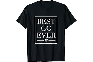 Stylish "GG Grandmother Best Ever" Mother's Day Shirt