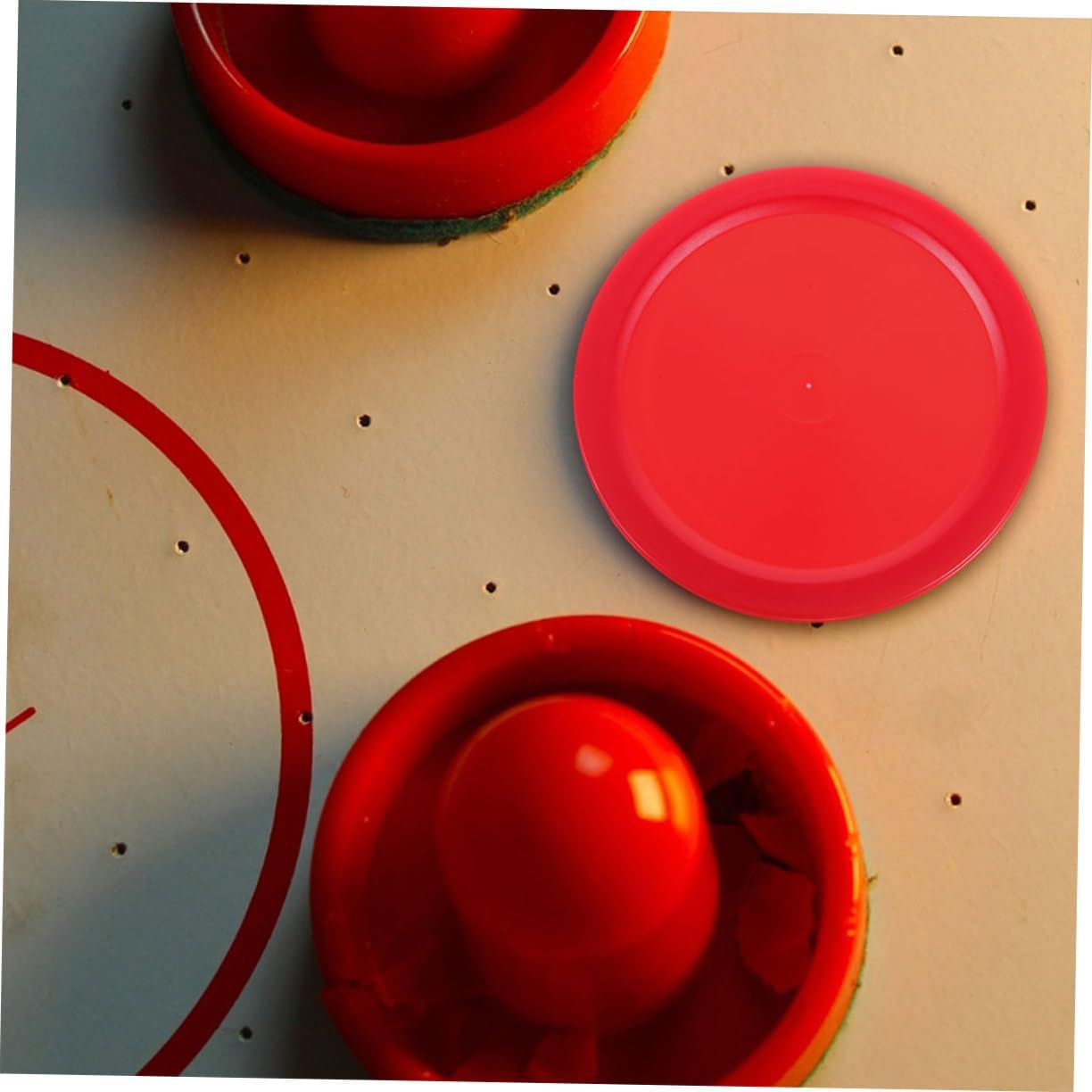 Toddmomy 10pcs Ice Hockey Pucks for Tabletop Games Smooth Sliding Indoor Hockey Accessories Replacement Pucks for Fun and Exciting