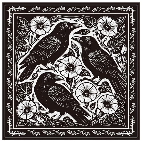 arricraft Bandana grande de algodón para accesorios de pelo al aire libre, Color mixto, 56x56cm
