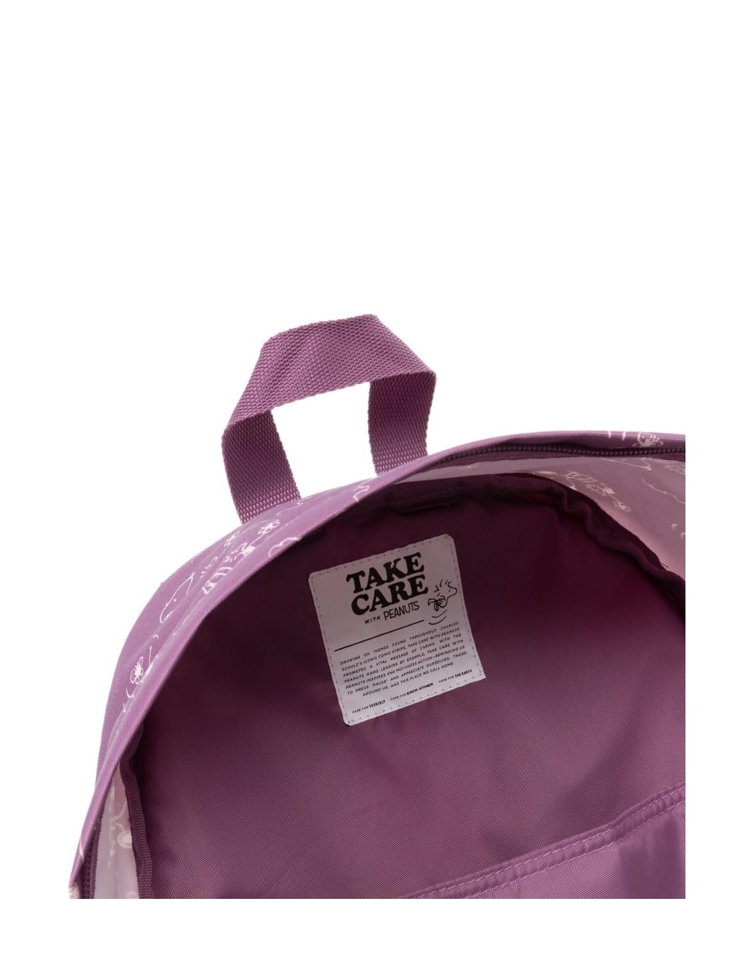 EASTPAK Mochila x Peanuts Modelo Day Pak'r Color Peanuts Pink, con cremallera adicional y porta portátil 13.3