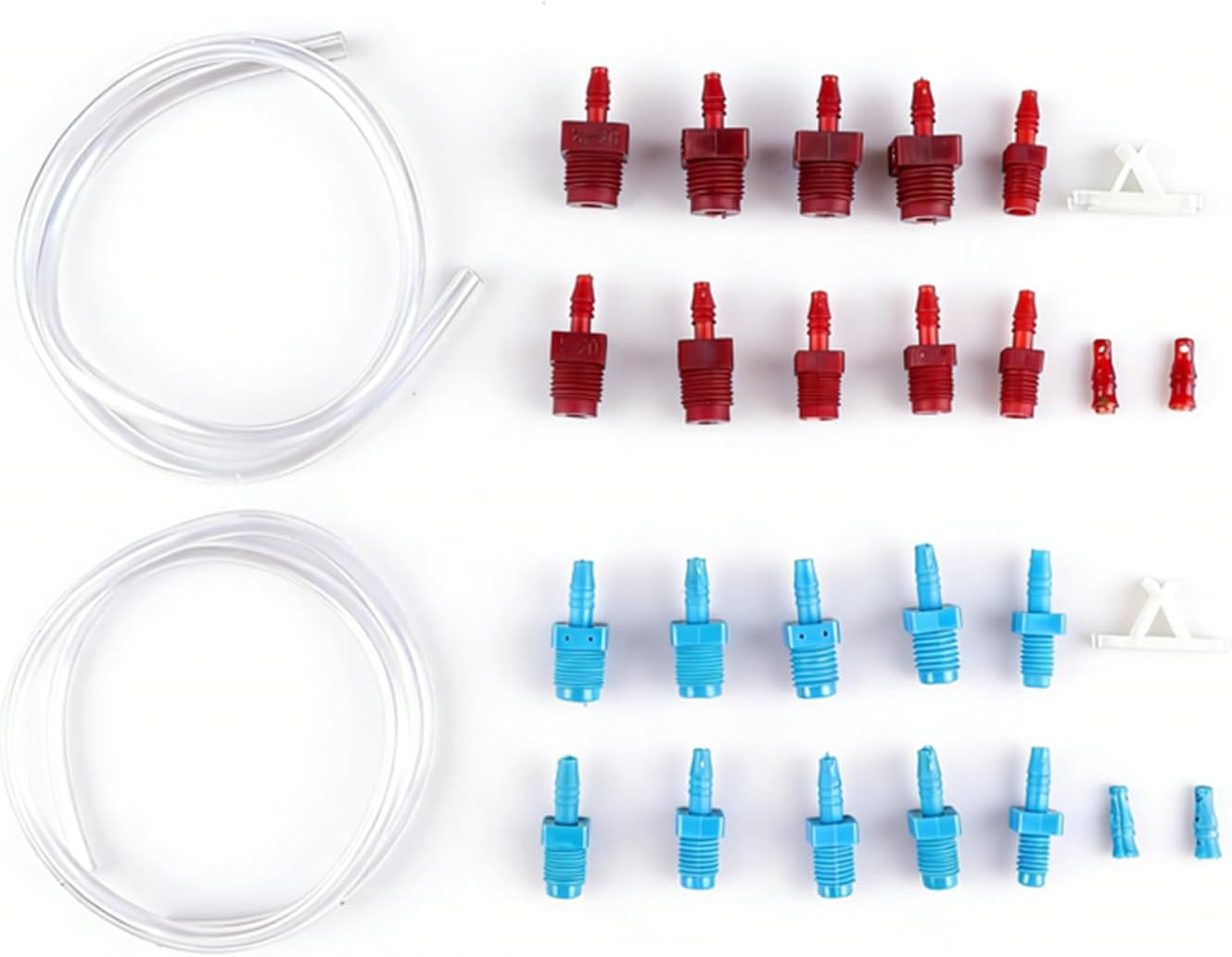 14151 28 Pcs Master Cylinder Bleeder Replacement for 14151-Brake Bleeder Kit with 22" Hose Universal Connection Fittings Clips-Brake Master Cylinder Bleeder Kit Fit for SAE and Metric Universal Fit