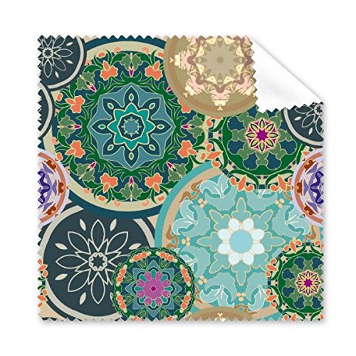 Chiffon de nettoyage écran nettoyant tissu motif circulaire art