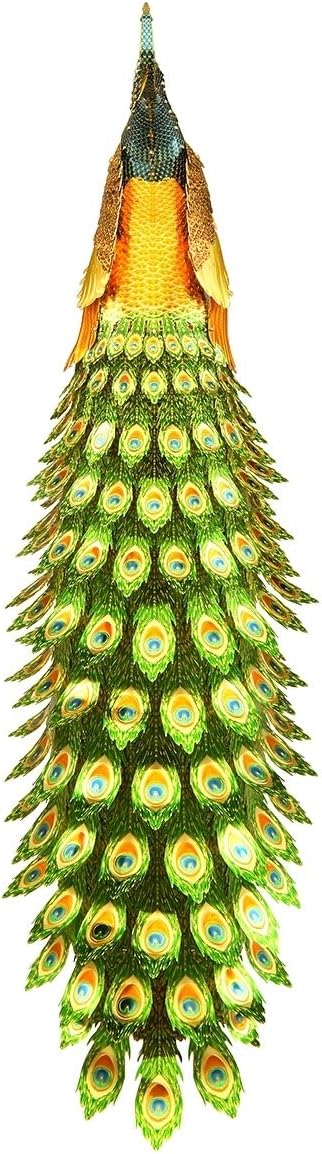 Fascinations Metal Earth Premium Series Peacock in Color 3D Metal Model Kit