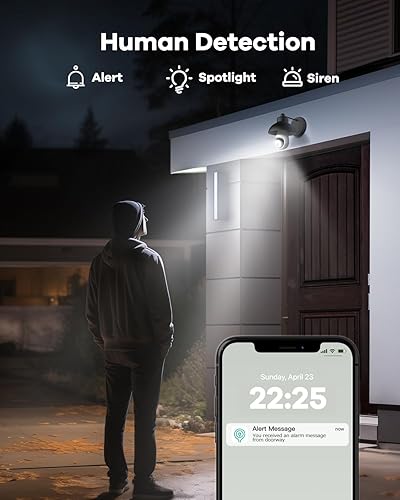Miniatura 5 de Cámara de seguridad de bombilla de 5G y 2.4GHz, cámara de seguridad impermeable IP65 de doble banda inalámbrica para exteriores con visión nocturna