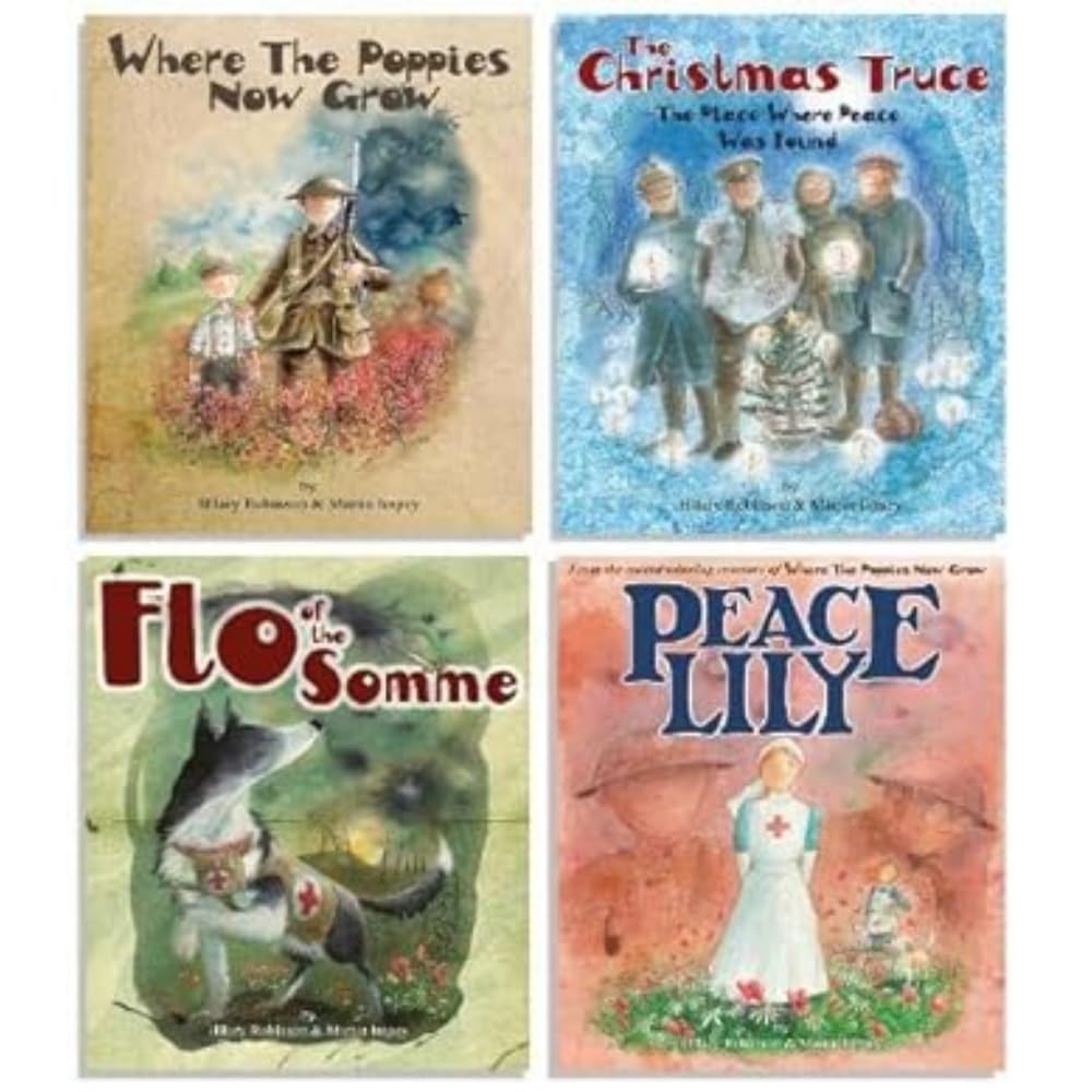 Hilary Robinson Where The Poppies Now Grow - Complete Collection of 4 Books