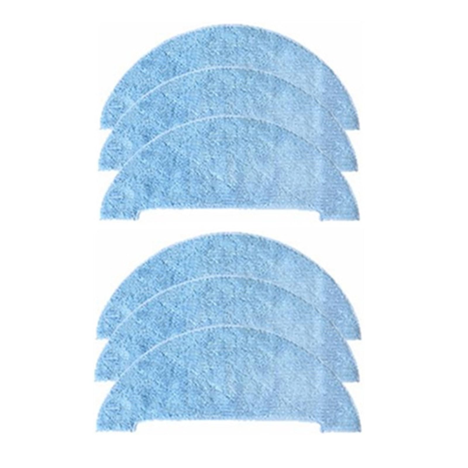 Aihdbcl 6Pcs Compatible For Ilife， A10s Robot Vacuum Cleaner Water Tank Mop Cloth Rags Parts Replacement(6Pcs)