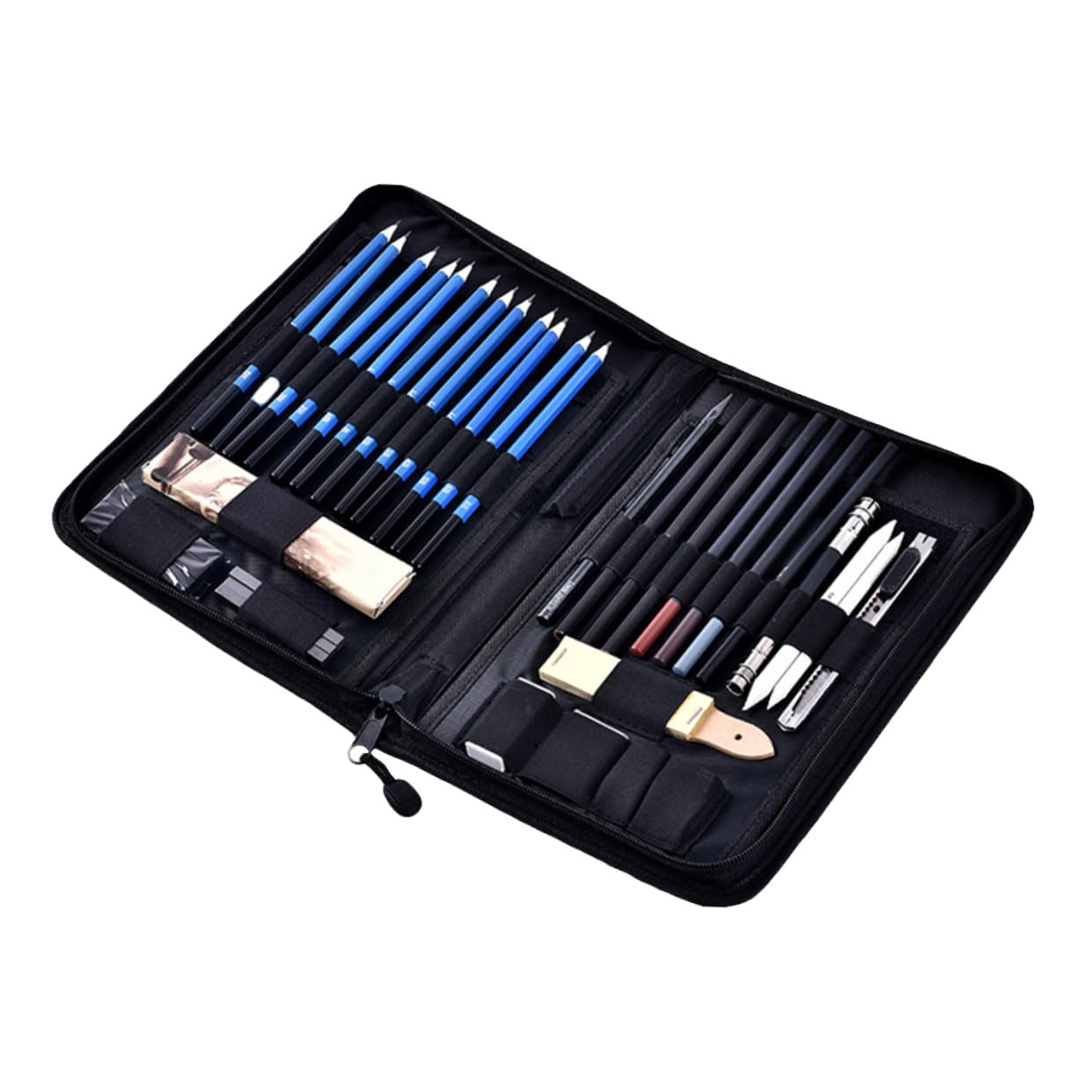 STOBOK Set de 40 Crayons à Dessin en Bois pour Croquis et Dessin Scolaire Professionnel