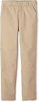 French Toast Boys Adaptive Relaxed Fit Twill Pants - Hook & Loop Closure, Pull-Apart Legs for Easy Dressing & Special Needs
