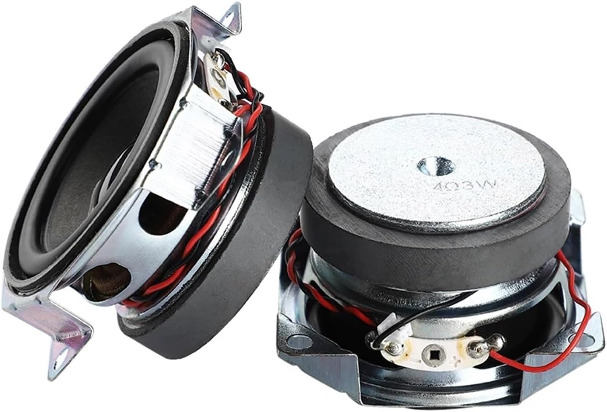 2Pcs 2 Inch Portable Audio Speaker 52MM 4 Ohm 3W Full Range Sound Speaker Amplifier Home Theater Loudspeaker