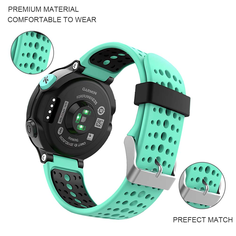 Bracelet Silicone Remplacement Pour Garmin Forerunner 235/230/220/630 - TOPsic