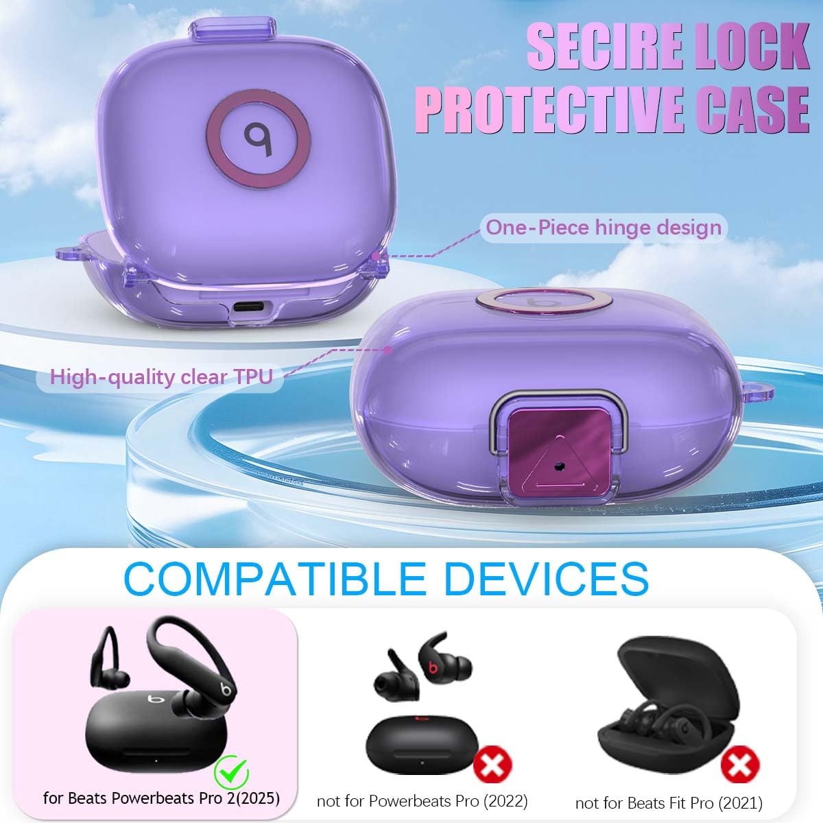 Amazon.com: Compatible for Beats Powerbeats Pro 2 Case Cover with