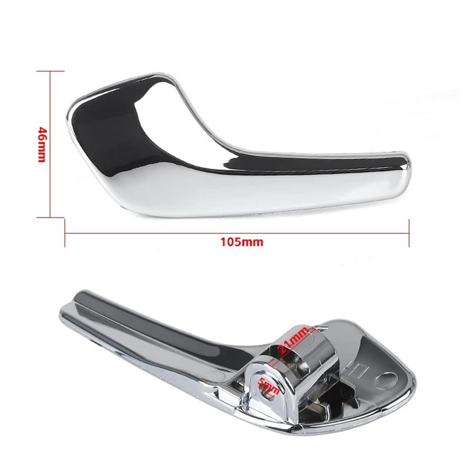 per Opel per Corsa D 2006-2014 Maniglia per Porta Interna Auto | Non appiccicoso, con buona tenacità e flessibilità(1 pair)
