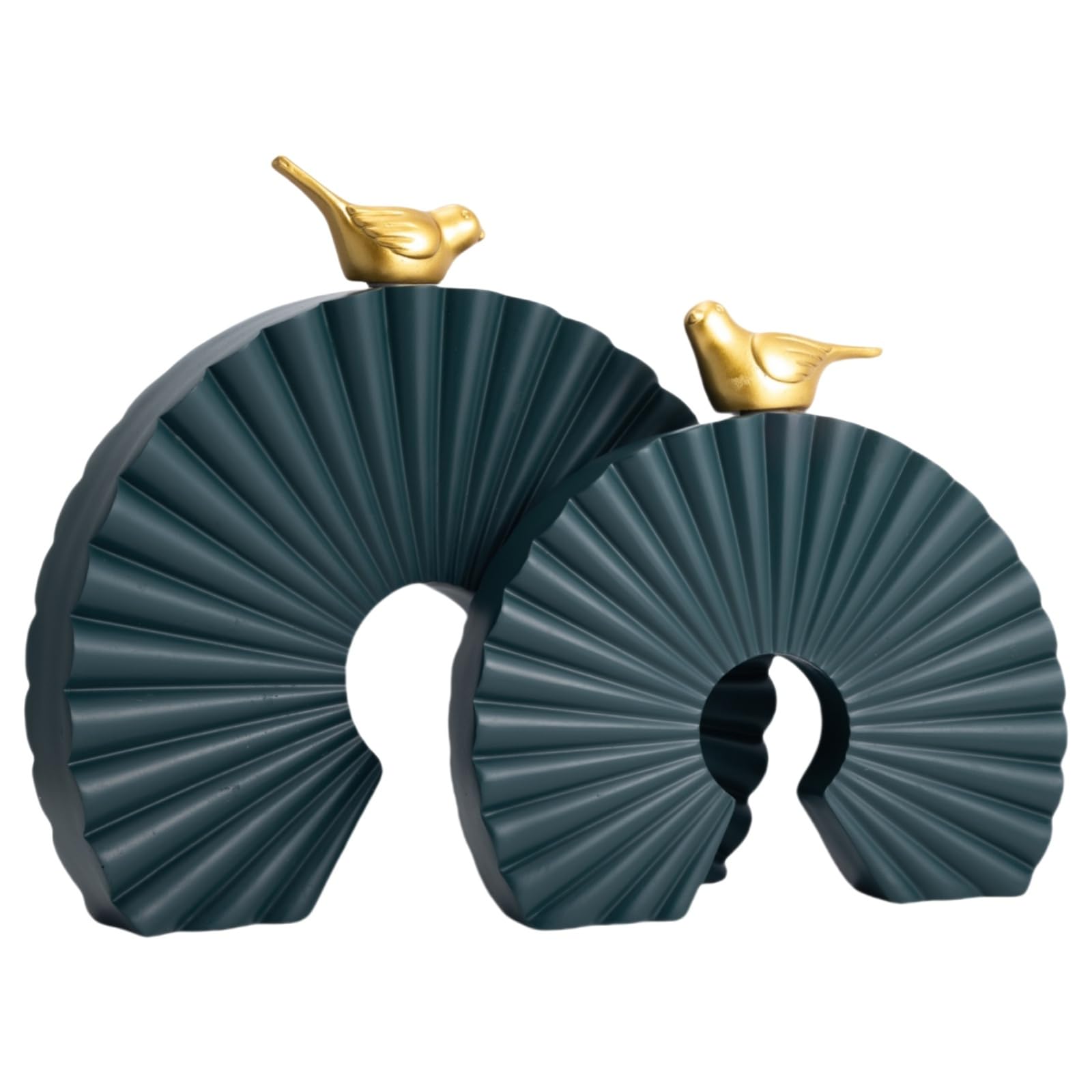 Objetos decorativos contemporáneos y únicos sobre el gabinete, decoración moderna del hogar, artículos de decoración para sala de estar, soporte de TV, centros de mesa de decoración (verde