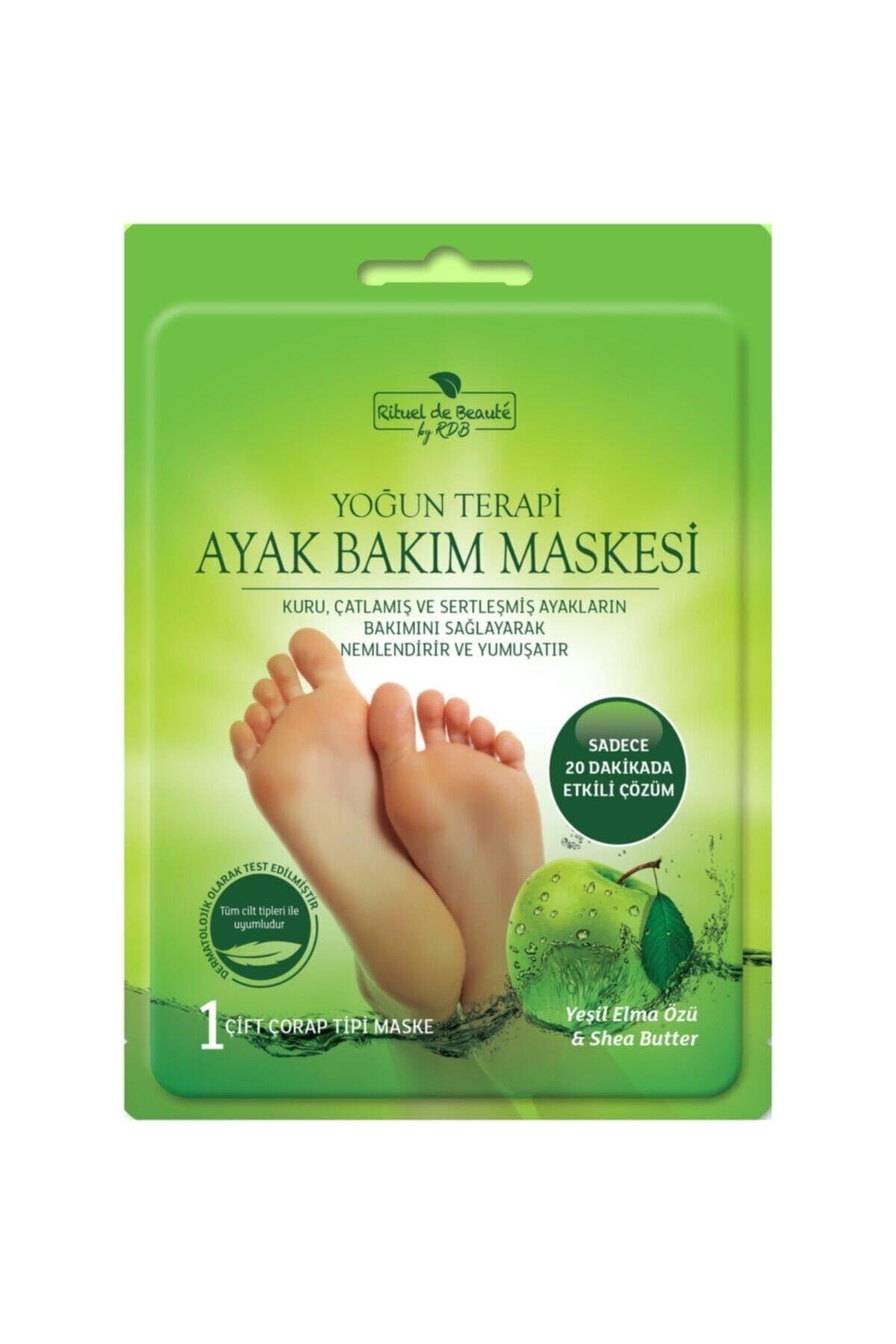 Rituel De Beaute Yoğun Terapi Ayak Bakım Maskesi 1 Adet, 8809541198199
