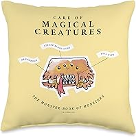 Vista 5 de Harry Potter Care of Magical Creatures - Almohada de libro, 18 x 18 pulgadas, multicolor