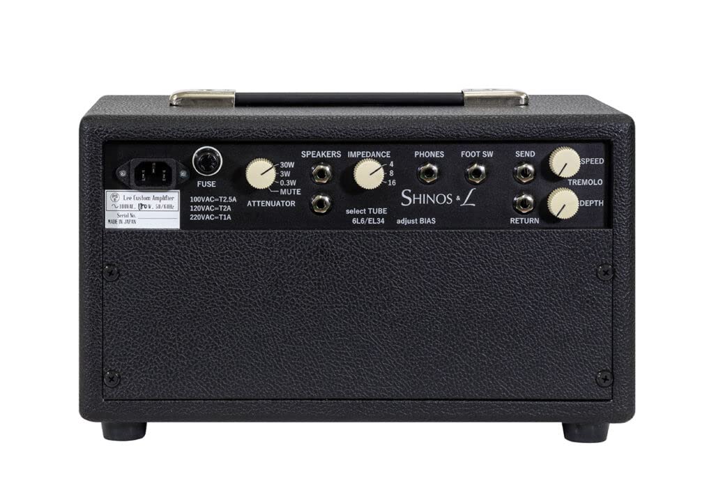 Amazon.co.jp: SHINOS/ROCKET HEAD Black 6L6GC Guitar Amplifier Head 