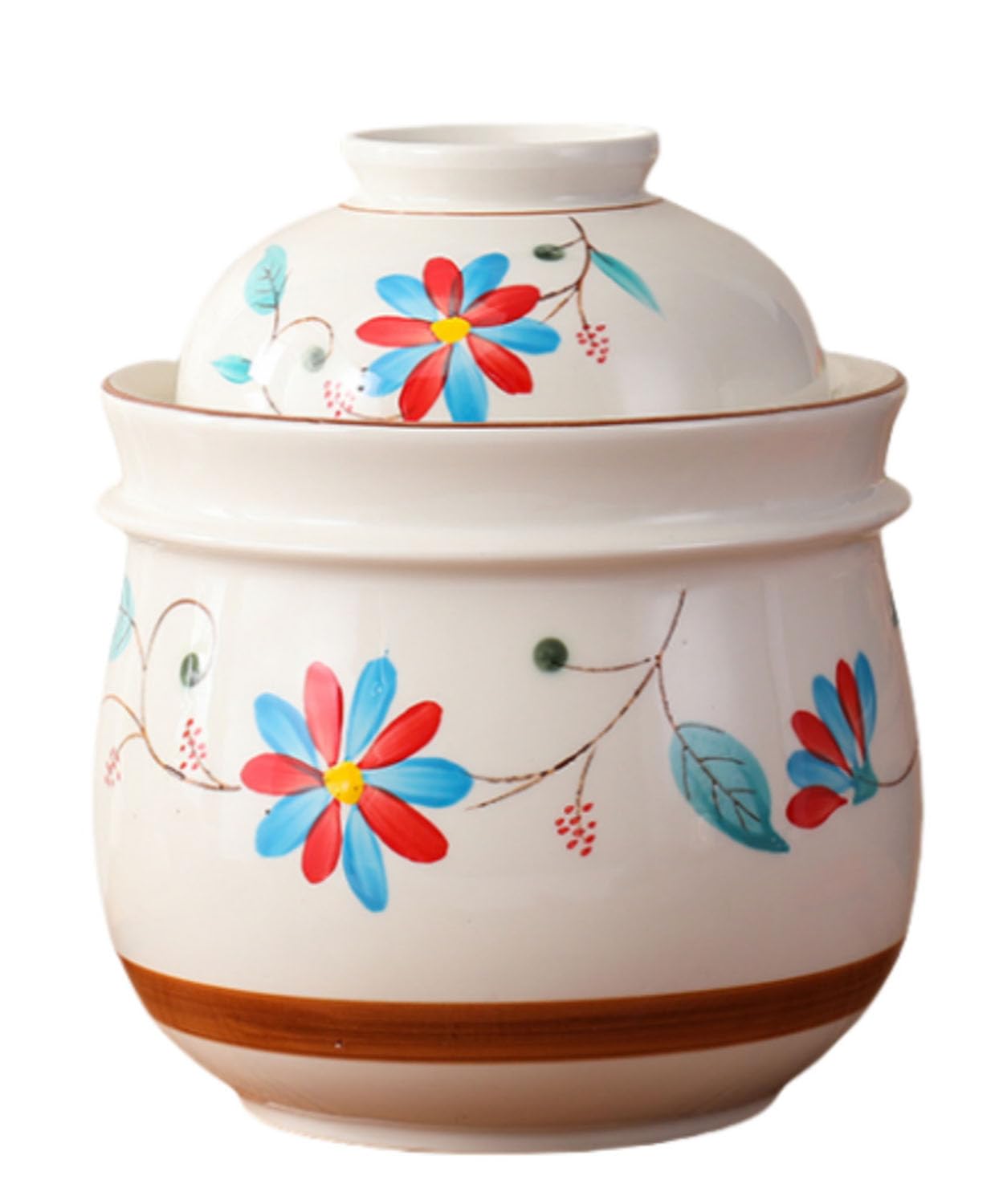 Ceramiczny słoik do kiszenia, fermentacja z uszczelnieniem wodnym kiszenia