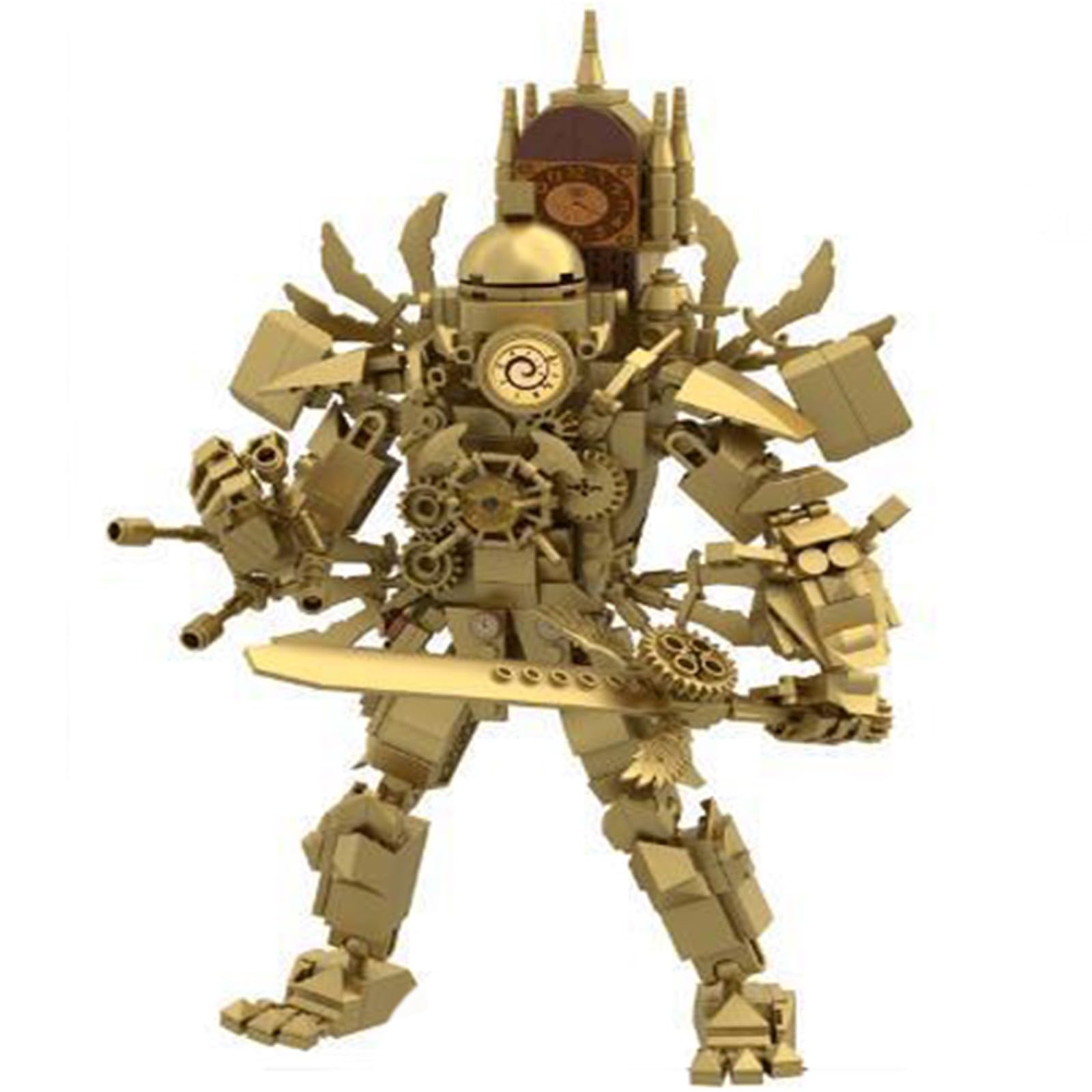 LCTM Building Blocks Figures Toy Toilet Titan Cameraman Speakerman Clock TV Man Game Upgraded Action Mutant Model Funny Ideas Collectible Birthday Gift Skibidi Buildable Brick Adults Kids Fans Boys D