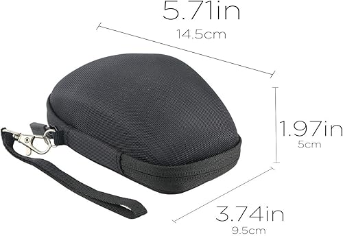 Miniatura 6 de co2CREA Estuche de viaje duro de repuesto para Logitech G604 Lightspeed Wireless Gaming Mouse (estuche negro)