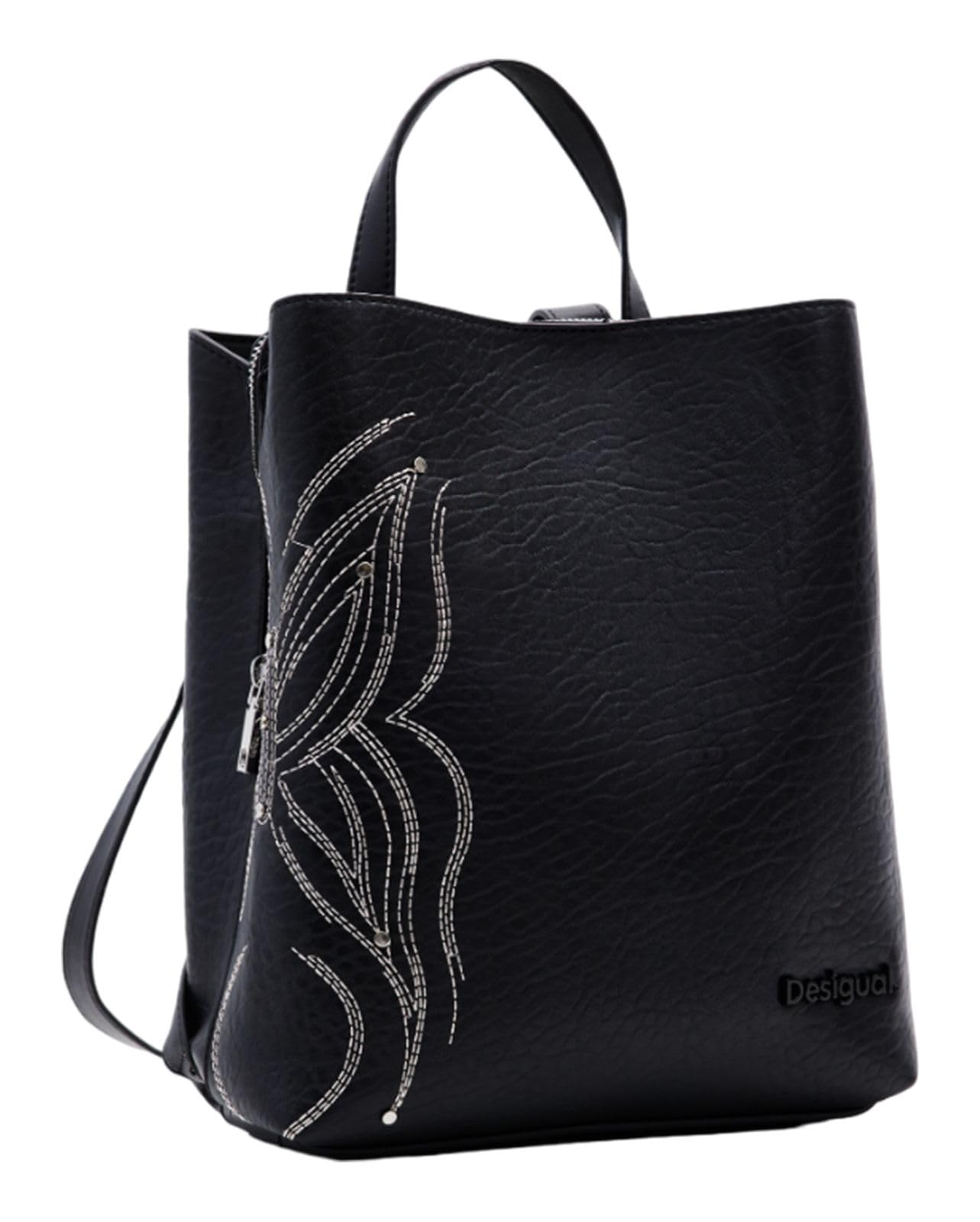 Desigual Women's Accessories PU Backpack Mini, black, One Size