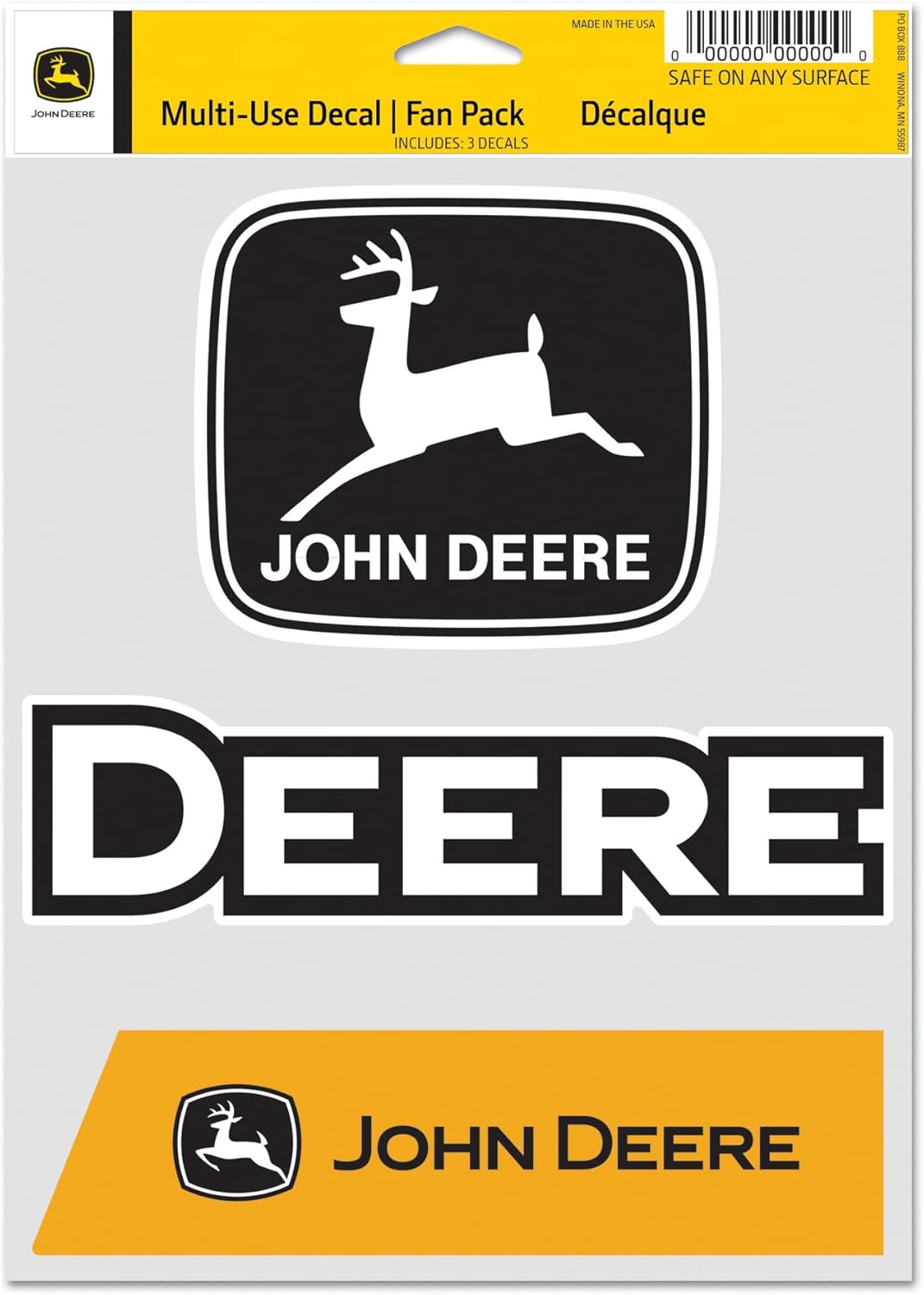 Multi Use Decal Fan Pack John Deere