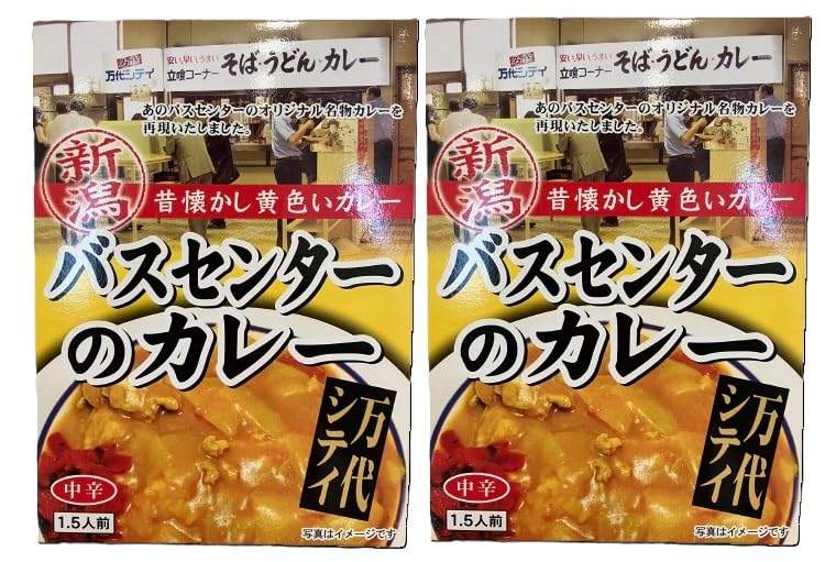 Amazon.co.jp: 【2箱セット】バスセンターのカレー 220g×2箱 新潟 昔