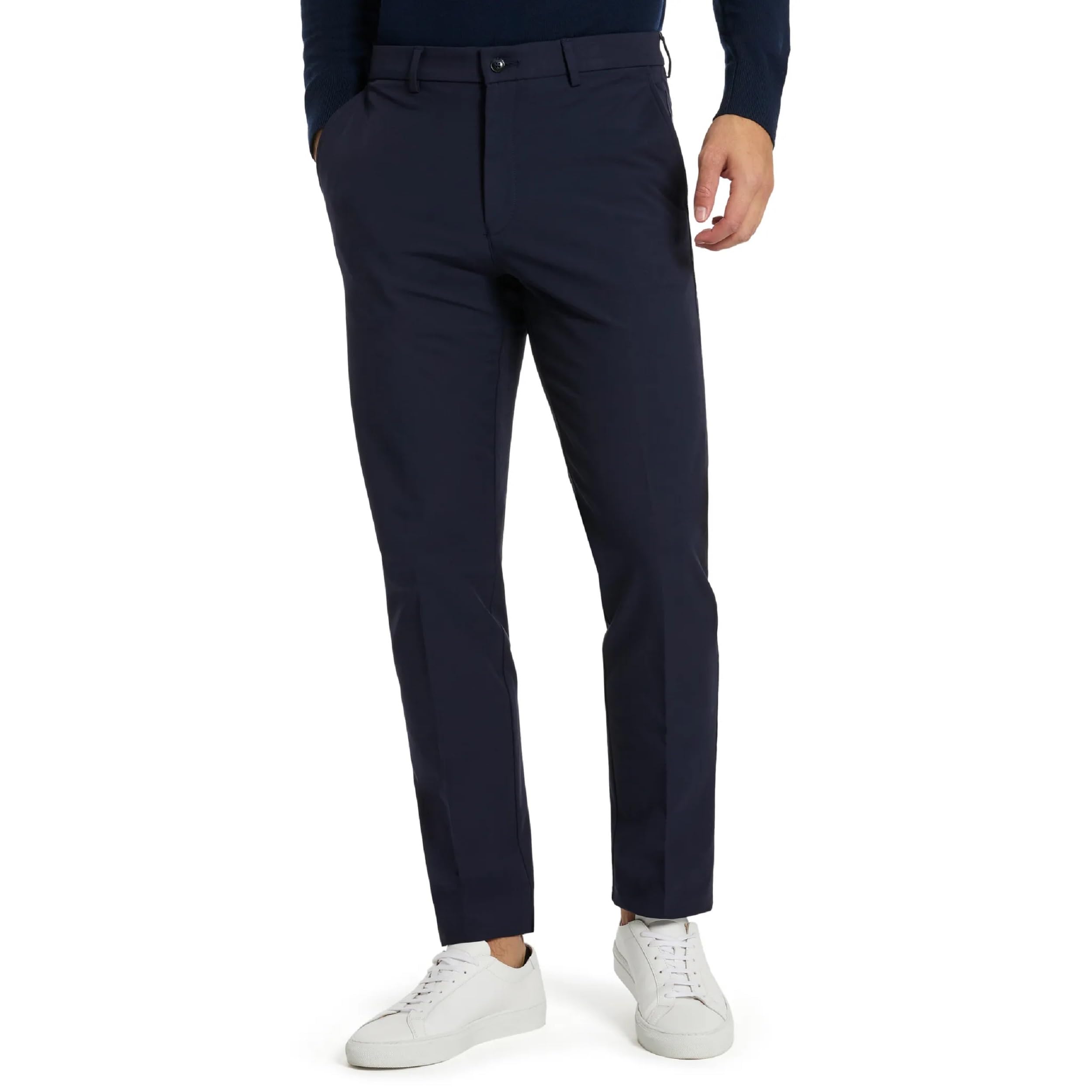 Michael Kors Mens Bedford Classic Fit Dress Pants Stretch Fabric Chino Pant Kahki Pant for Business Casual Wear