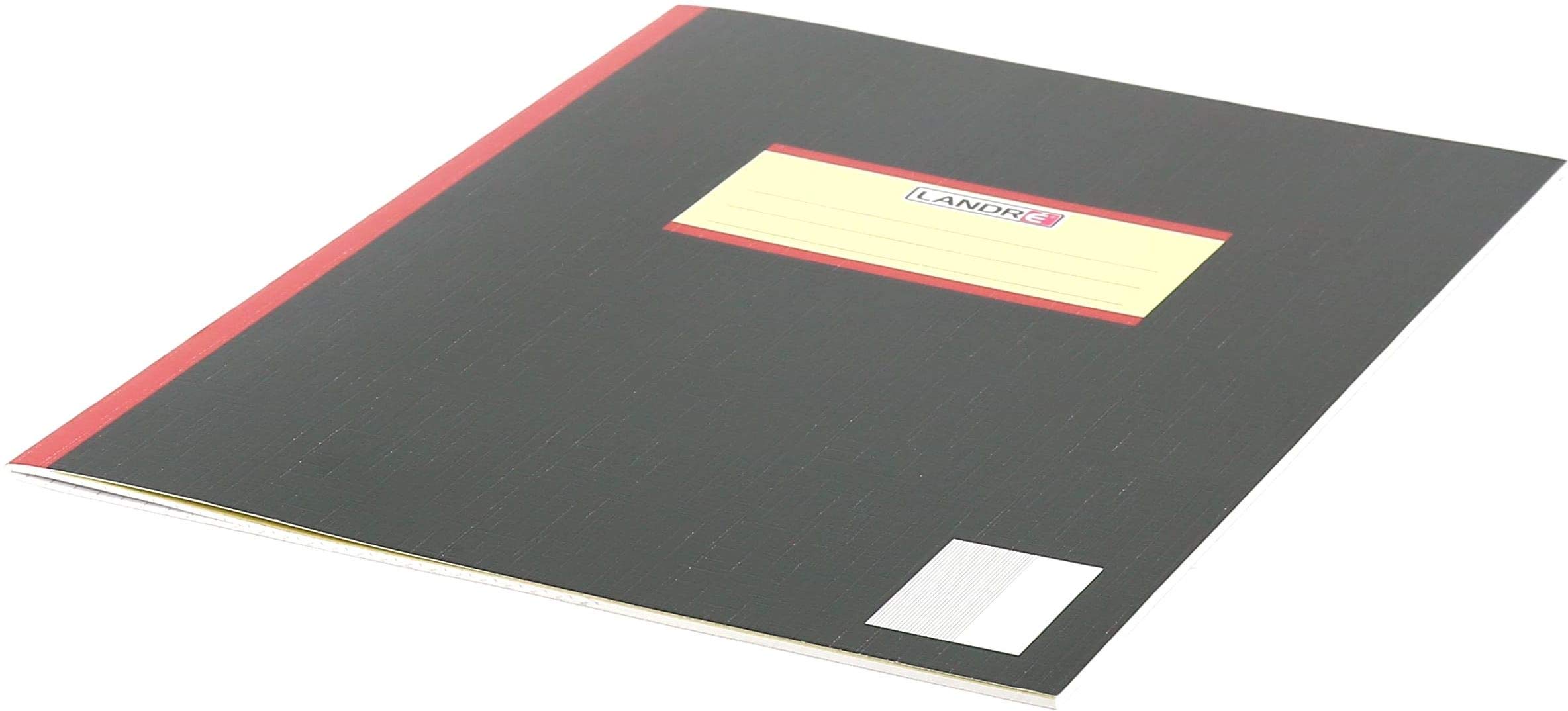 Landré Schulheft Oberschule A4, 20 Blatt, kariert mit 9 cm Rand, 25 Stück