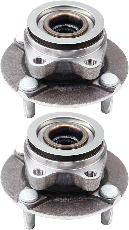cciyu HA590379 Wheel Hub and Bearing Assembly Replacement For fit 2009-2014 Cube 1.8L 4 lugs Wheel Hubs (2)