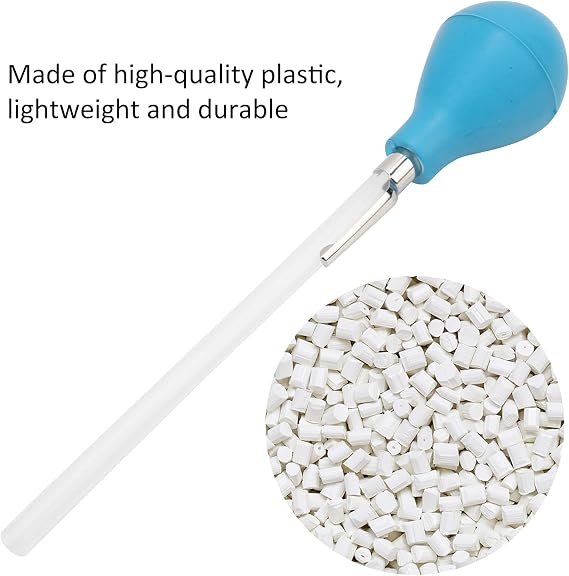 Shanrya Stomach Pump, 8.1Inch Fly Fishing Stomach Pump Protective Effects, Not Harm The Fish, Fishing Hatch Tool for Outdoor Fishing Sports Accessories, Blue