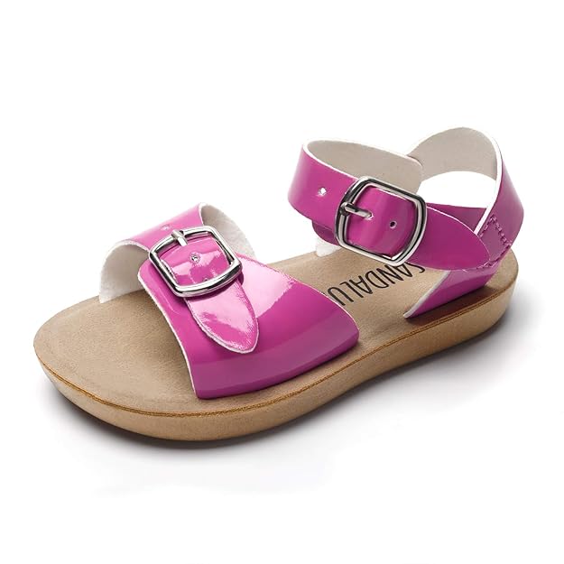 girls double buckle sandals