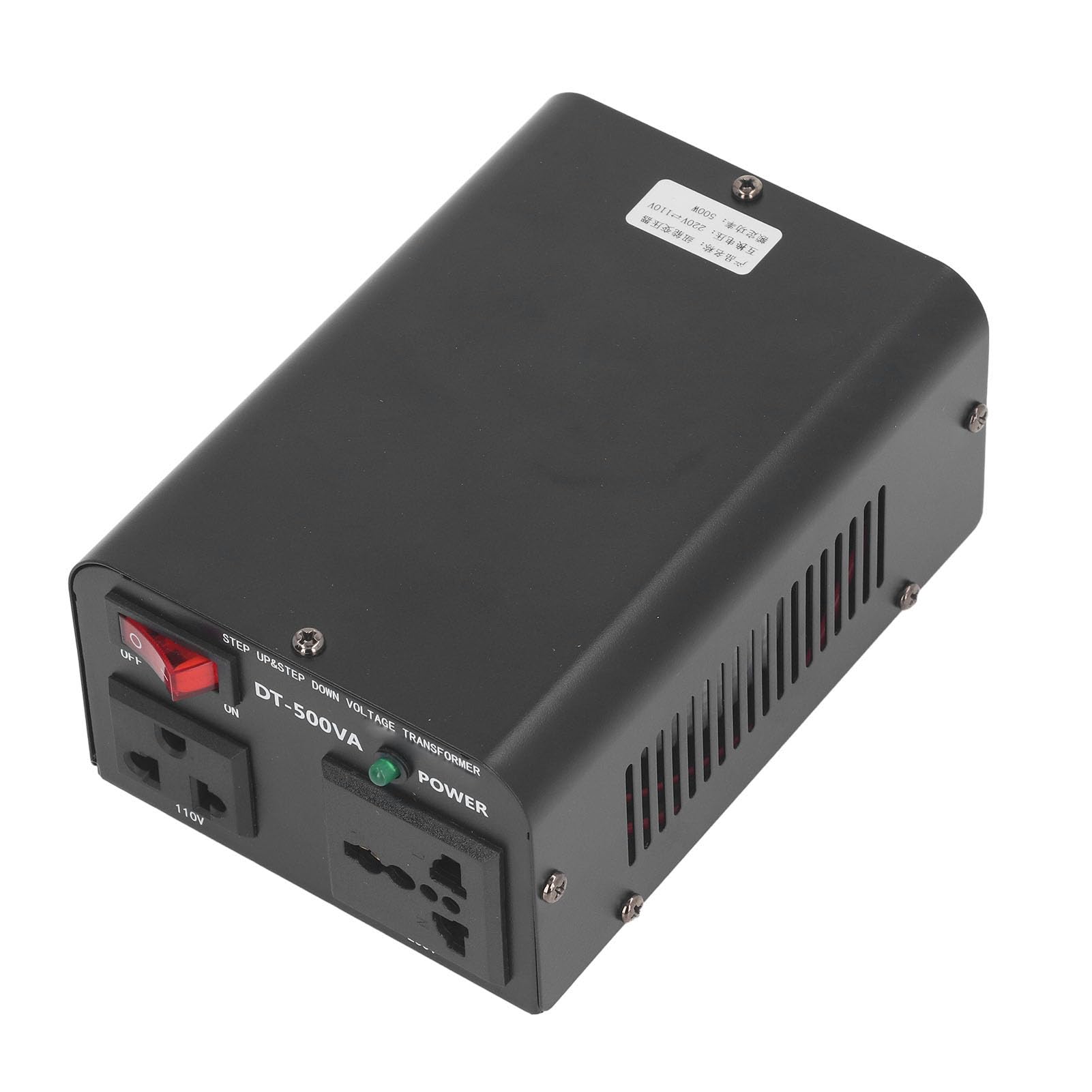 Trasformatore di Tensione Convertitore di Potenza 500 W 110 V a 220 V Boost e Trasformatore Adattatore di Alimentazione da 220 V a 110 V (Spina europea)