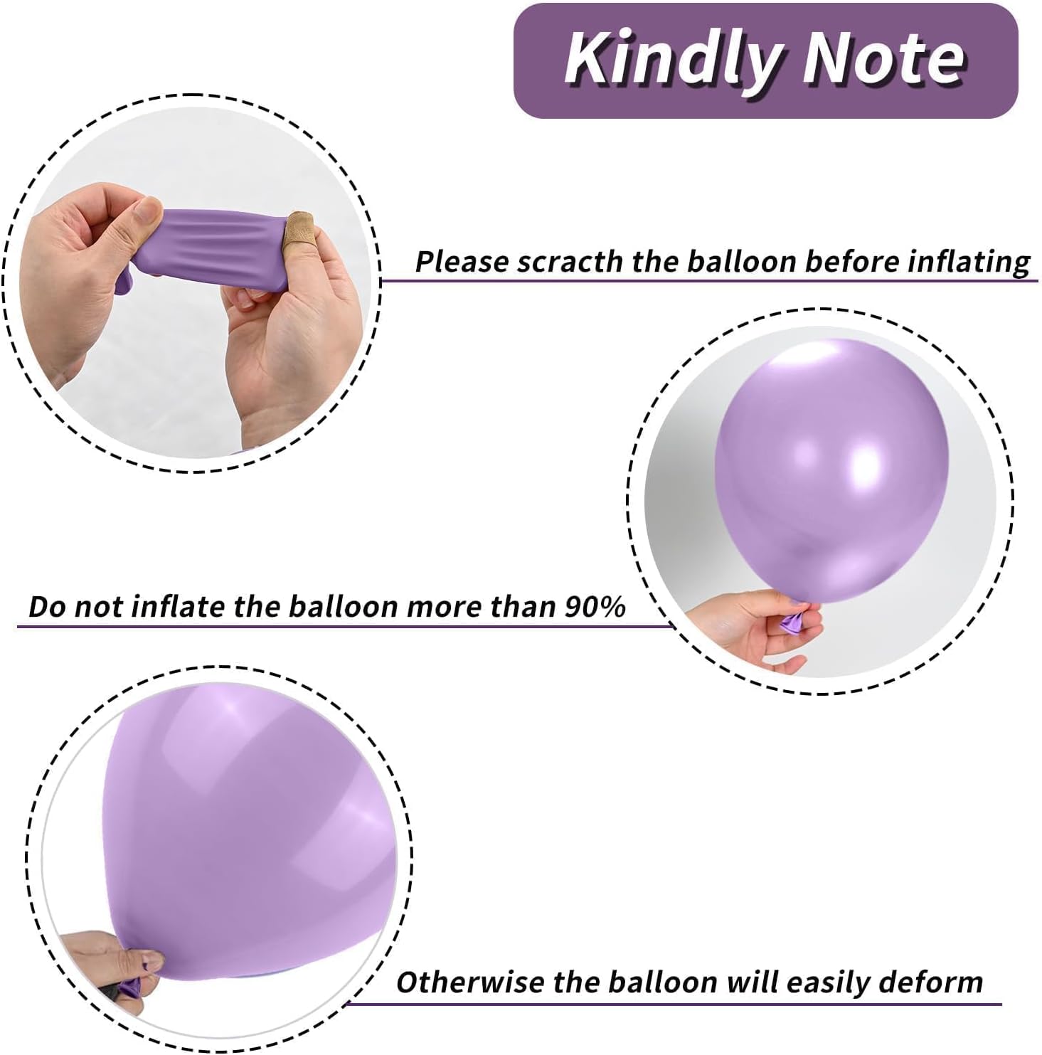 Purple Pink Balloons, 12 Inchs Black Pink Purple Metallic Purple Balloons, Pink and Black Birthday Balloons for Birthday Party Baby Shower Wedding Decorations