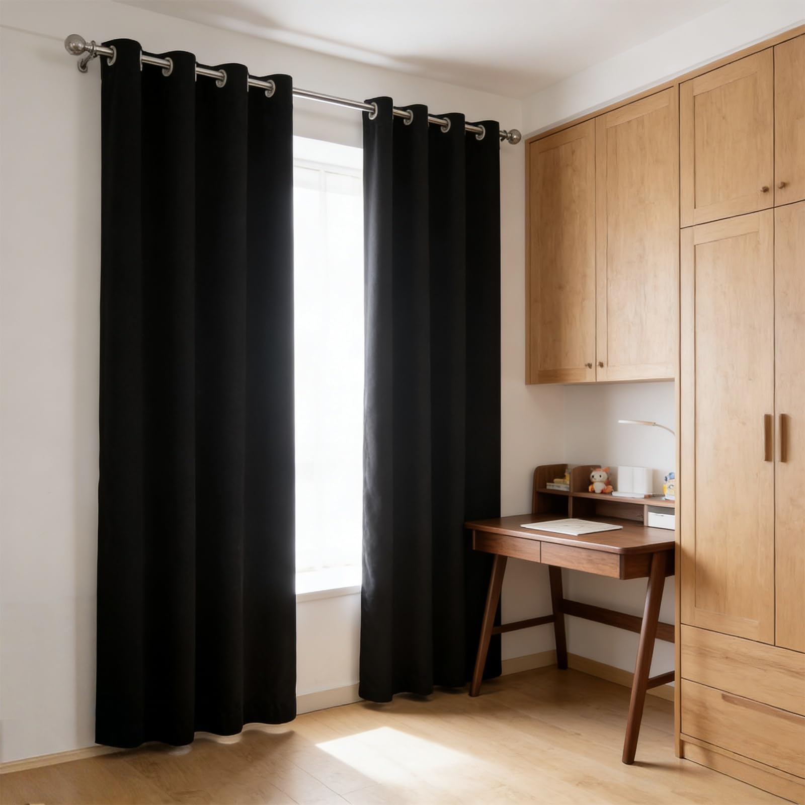 Rideau occultant de chambre pour créer une ambiance sereine et tamisée