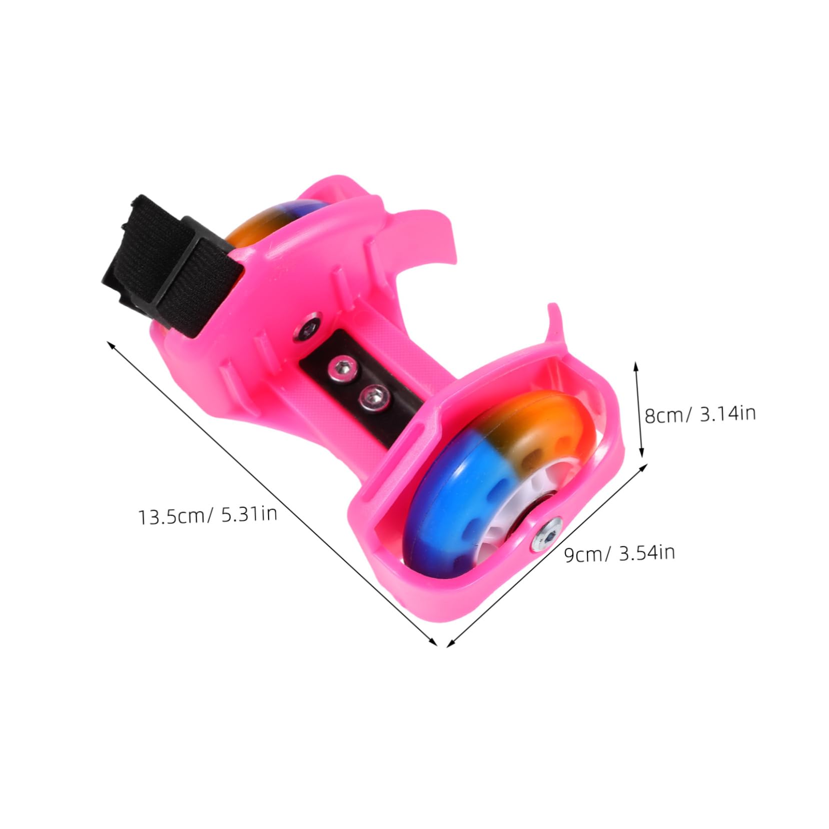 Mipcase Beginner Skating Shoes for Boys Girls Boys and Girls Roller Skates Flashing Wheels Night Skate All Ages