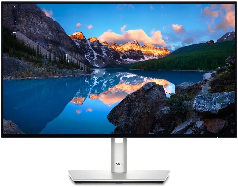 U2424H UltraSharp 24 Inch FHD (1920x1080) Monitor, 120Hz, IPS, 5ms, 98% DCI-P3, 2X USB-C, 2X DisplayPort, HDMI, 3X USB, 3 Year Warranty, Silver