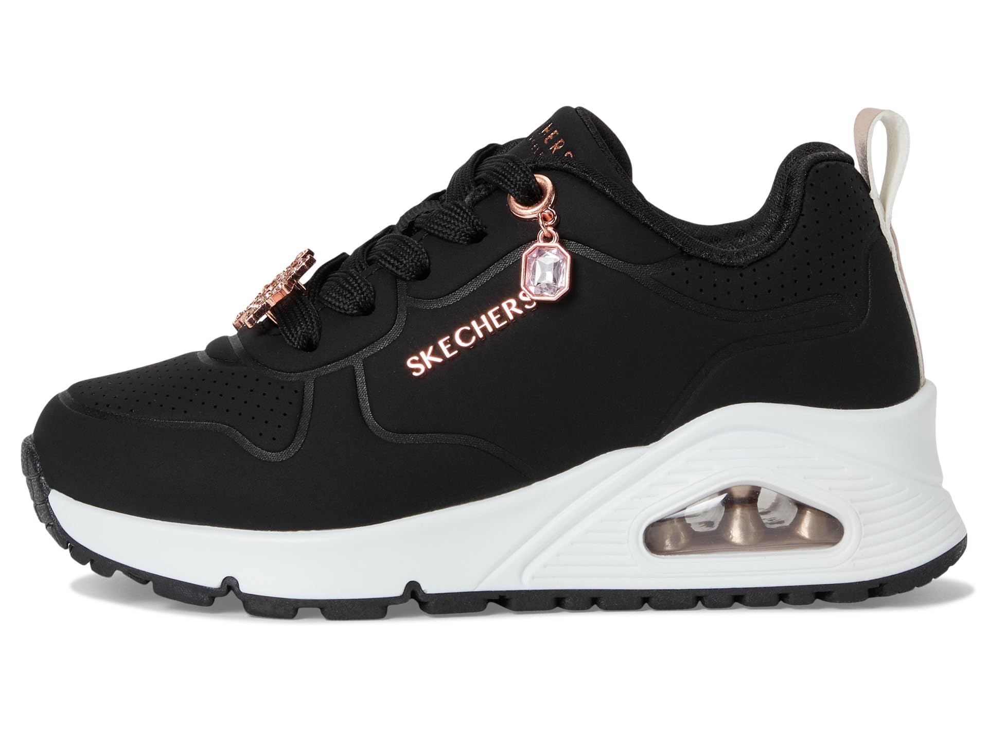 Skechers Uno Gen1 Trendy Jewels Scarpe da ginnasticaBambine e Ragazze | Casual, memory foam raffreddato ad aria, intersuola airbag visibile Skech-Air, con lacci