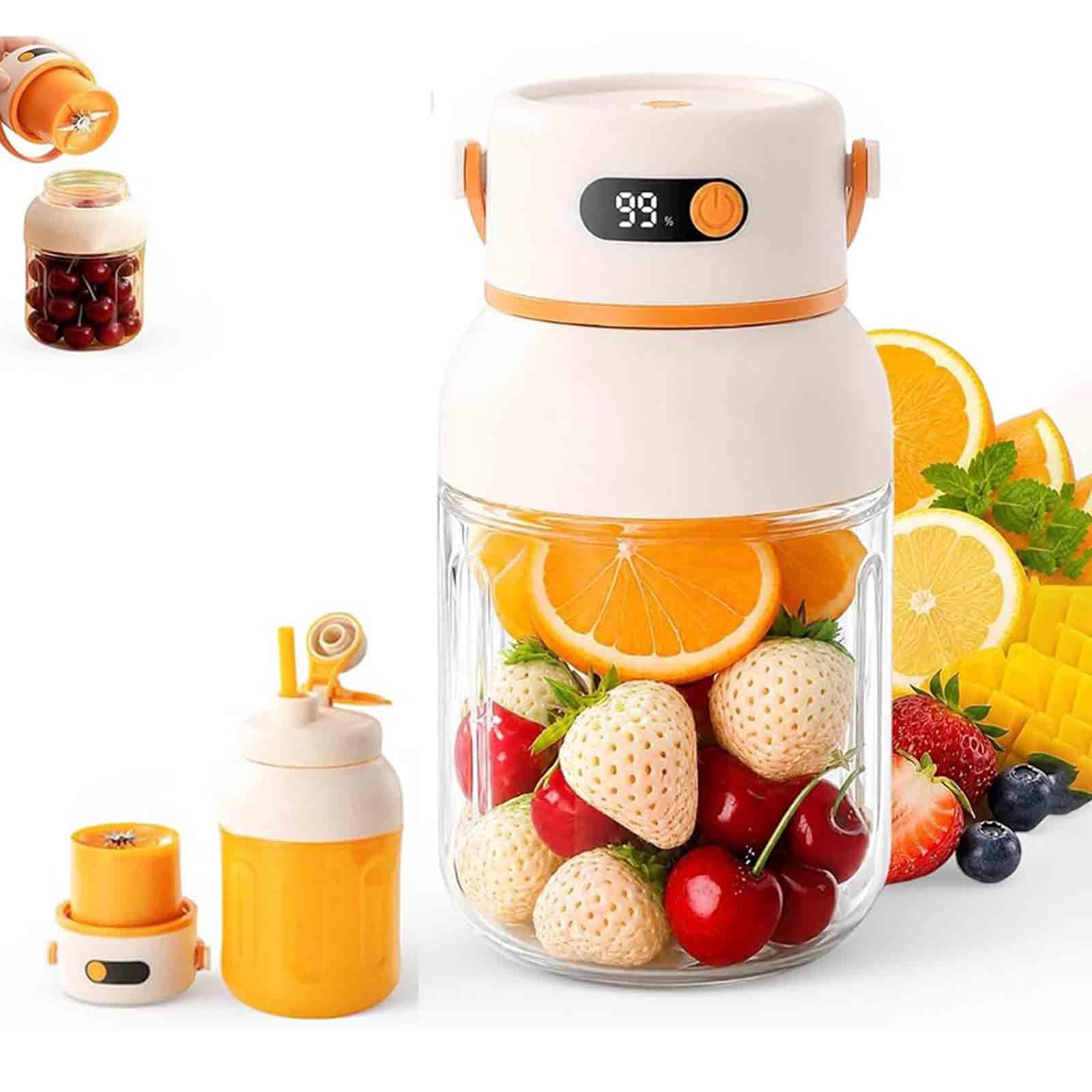 Extracteur de jus de fruits rechargeable USB 1200ml pour smoothie