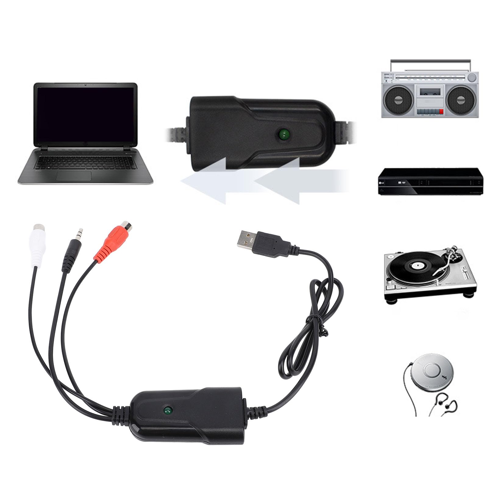 lyrlody USB Sound, Logiciel Professionnel Carte de Sonore USB pour Lecteur MD