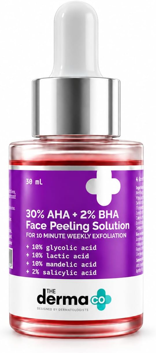30% AHA + 2% BHA Peeling Solution | Repairing & Exfoliating | Makes Skin Glow | Cleanses Pores | 30 ml