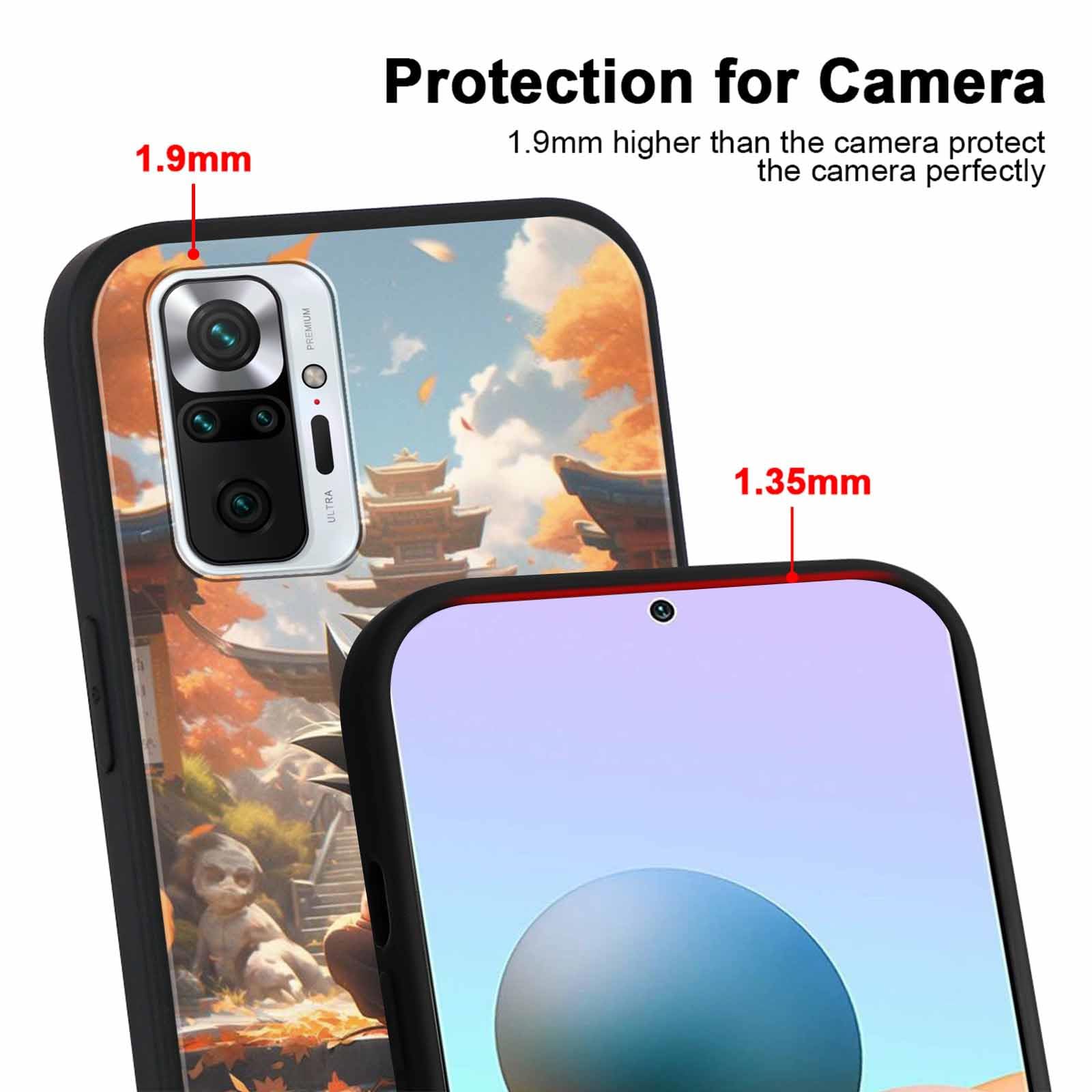 Eouine 2 Confezione Custodia per Xiaomi Redmi Note 11 Pro(4G/5G) 2022 6.67 Anime Zoro Trasparente Case Morbida TPU Antiurto Silicone Anime Cover 3D Disegno per Redmi Note 11 Pro