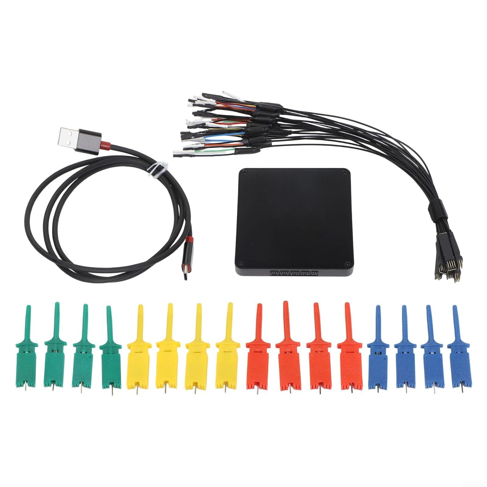 USB Logic Analyzer mit 16 Kanälen, 400MHz Abtastrate, für verschiedene Betriebssysteme und Protokolle